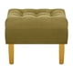 thumbnail image 5 of Sofa Retro 3c + 2 Pouf Felpa 01 Verde Musgo, 5 of 6