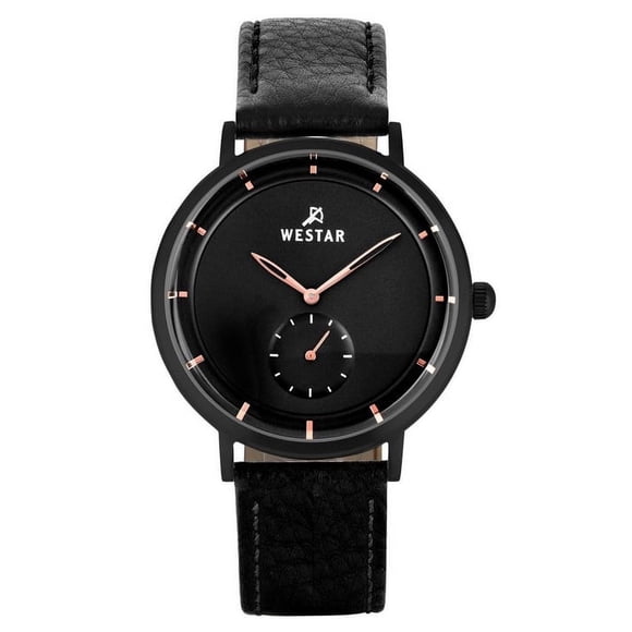 Reloj Westar Digital Profile Correa De Cuero Negra Hombre