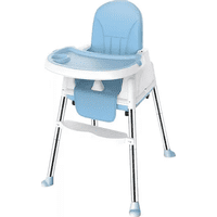 Genérico - Silla Comer Eshopangie 2 En 1 Plegable Color Celeste