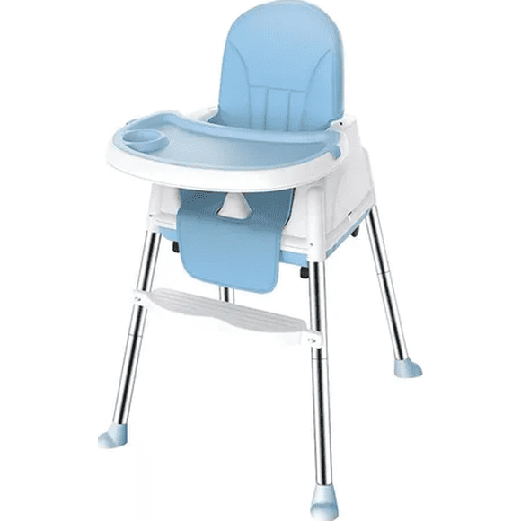 Silla comer Eshopangie 2 en 1 plegable color celeste