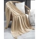 thumbnail image 3 of Manta De Sofá Con Flecos De Soga 130cmx180cm Color Beige, 3 of 4