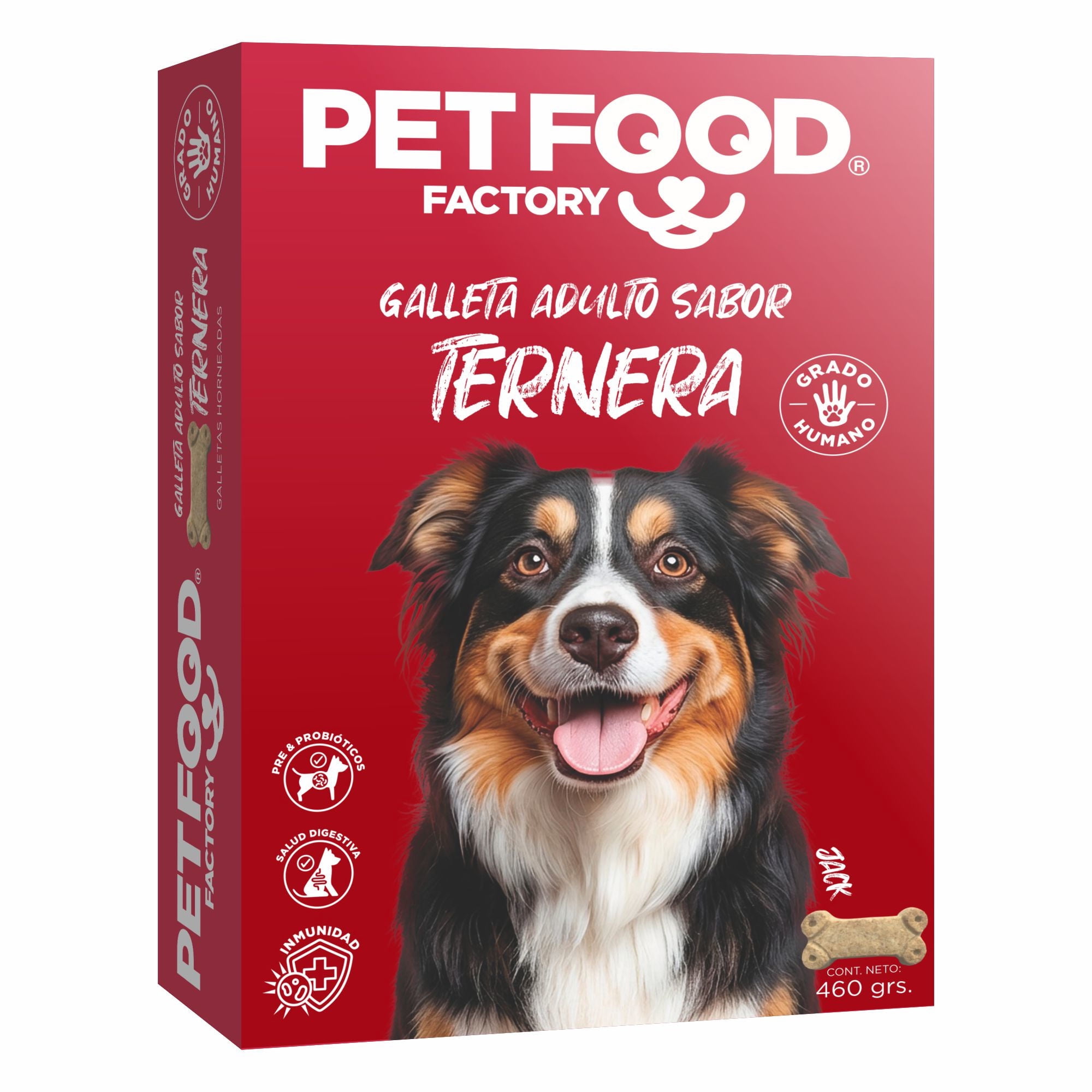 Galletas Perro Adulto Seco Sabor Ternera Caja 460 g Pet Food