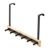 Magideal - Ganchos Para Colgar Sobre La Puerta Ganchos, Colgador Para Toallas Sobre La Puerta Para Perchas De Tela Para Bolsas De Sombreros, Resistentes, G Negro