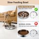 thumbnail image 4 of Comedero lento para perros Ralory 22 cm acero inoxidable 2 tazas, 4 of 8