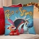 thumbnail image 4 of El Show de Ren y Stimpy Fundas de almohada de terciopelo con tema, regalos de funda de almohada, decoración para el hogar, cojín de lanzar, regalo de cumpleaños para fans y parejas.66*66cm., 4 of 6