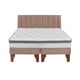 thumbnail image 1 of Cama Europea Stella 2 Plazas + Respaldo Tubular Madera Beige, 1 of 3