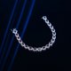 thumbnail image 4 of Pulseras Clásicas de Rubí Creado con Corte Ovalado Chapadas en Oro de 18K para Mujer Pulsera de Tenis de Plata Esterlina S925 para Esposa 6-7.5 Pulgadas, 4 of 5