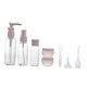 thumbnail image 3 of Juego De 8 Botellas De Viaje Rellenables Para Crema Cosmética Accesorios A Prueba De Fugas Rosa, 3 of 5