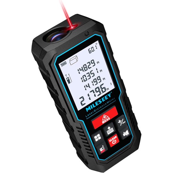 MILESEEY Laser Measure, herramienta de medición láser con sensor de ángulo