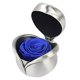 thumbnail image 2 of Propuesta hecha a mano Everlasted Flor rosa conservada Anillo de propuesta de matrimonio Caja Azul-Plata, 2 of 5