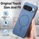 thumbnail image 3 of Magnetic Slim Case for Google Pixel 9 Pro XL with Camera Guard & Anti-Scratch Back Blue, 3 of 6
