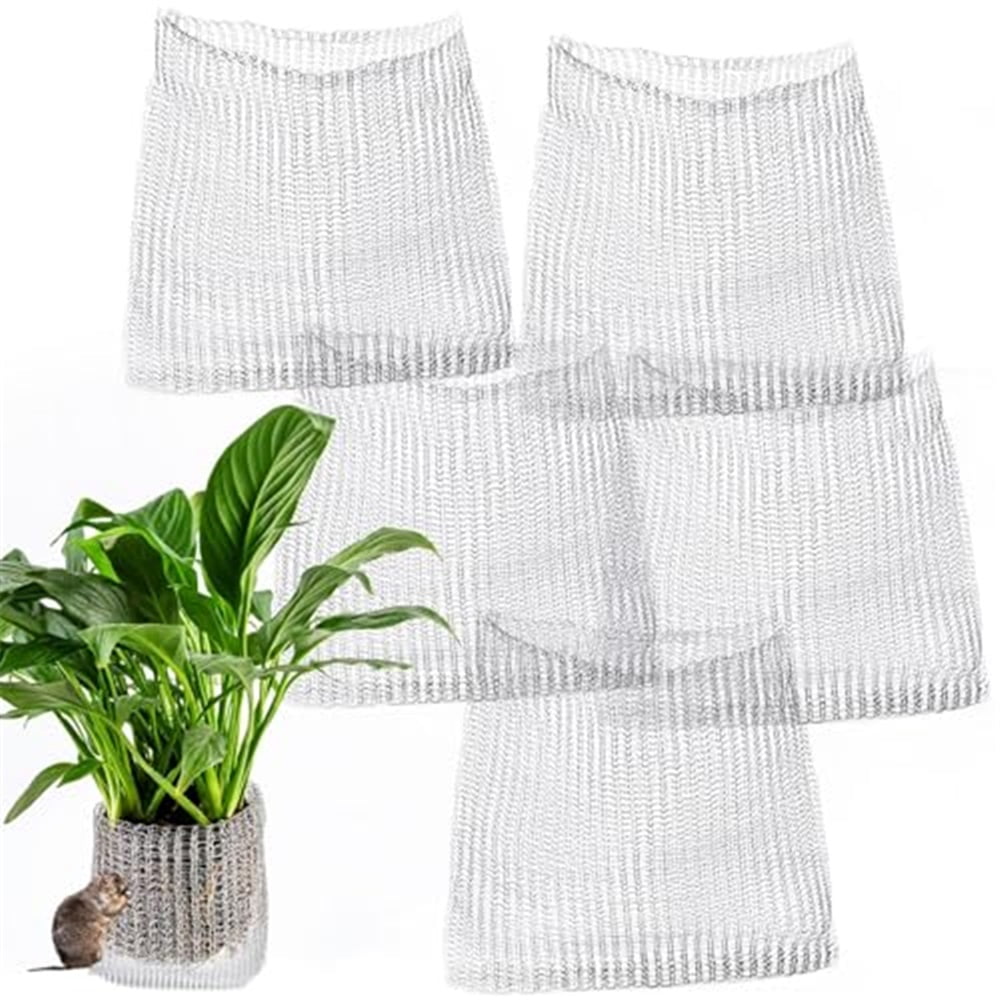 Xusx111 - 5 Piezas 5 Galones De La Protección De La Raíz Gopher A Prueba De La Canasta De Alambre Mole Y Vole Mall Canastas De Alambre De Acero Inoxidable Subterráneo Para La Protección De La Raíz De