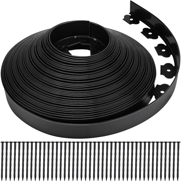 Borde para jardín 9TH SHOP de 5 cm de alto y 30 m con estacas