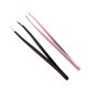 thumbnail image 1 of 2 Piezas pinzas profesionales cejas Slanted removedor de pelo de acero inoxidable, 1 of 3