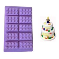 Genérico - Molde De Silicona Molde Fondant Molde Reposteria Molde Bloques