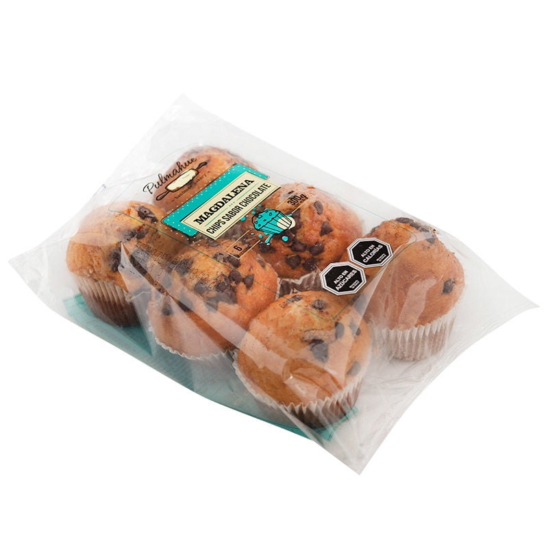 Magdalena Chips De Chocolate 6 un Pulmahue