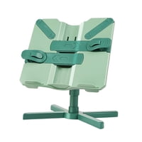 Magideal - Soporte Para Libros Soporte Plegable Para Escritorio Ricer Cómodo Ahorro De Espacio Accesorios Duraderos Soporte Ajustable Soporte De Lectura Soporte Verde