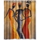 thumbnail image 1 of Cortina de ducha con diseño de espacio exterior, con ganchos, tamaño 60 x 72 pulgadas, 1 of 3