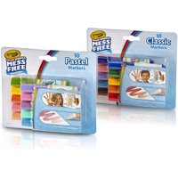Marcadores Crayola Color Wonder Sin Desorden Colores Clásicos Y Pastel 20 Uds 2 Packs