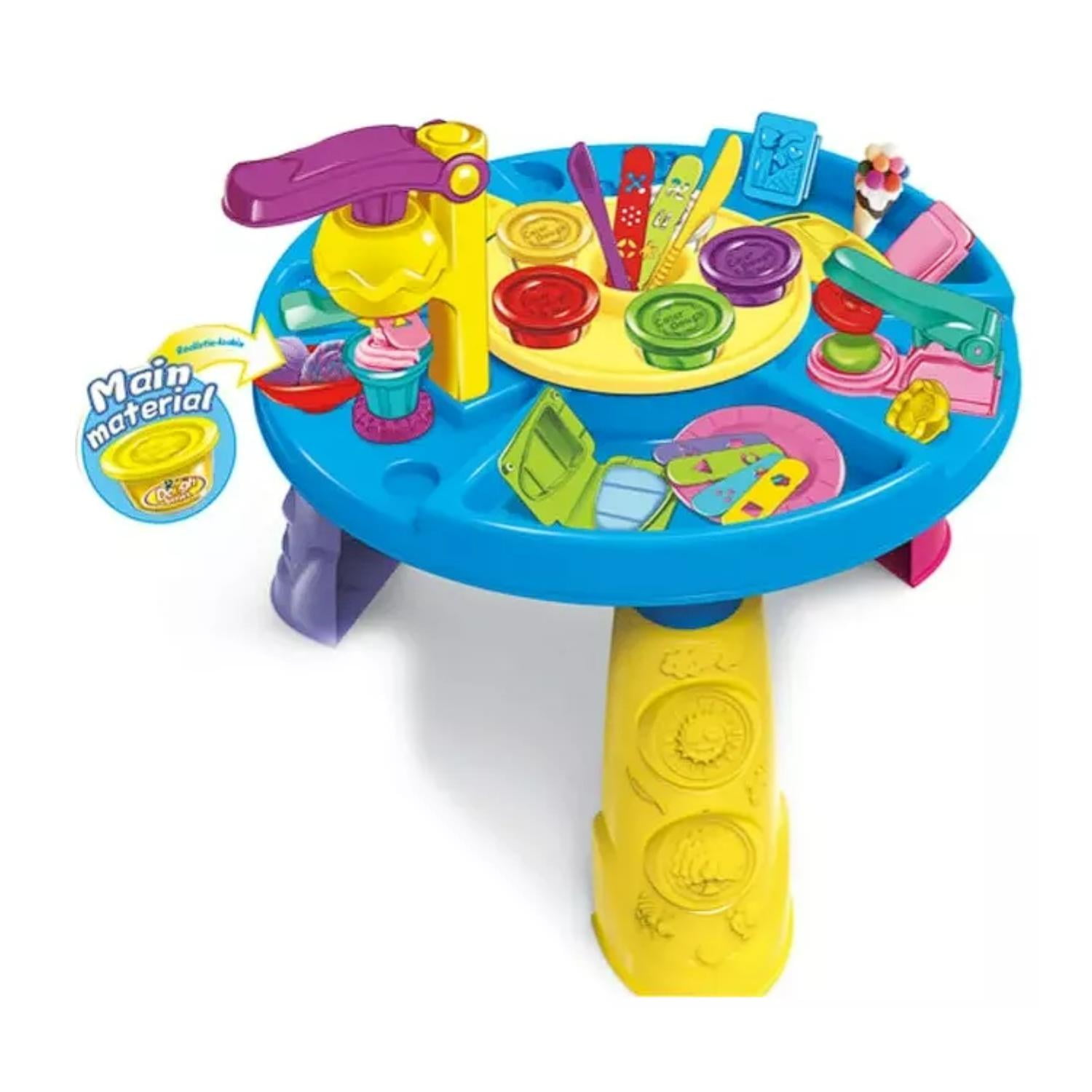 Total E-commerce - Juguete Mesa Didactica Con Accesorios Plasticina Infantil