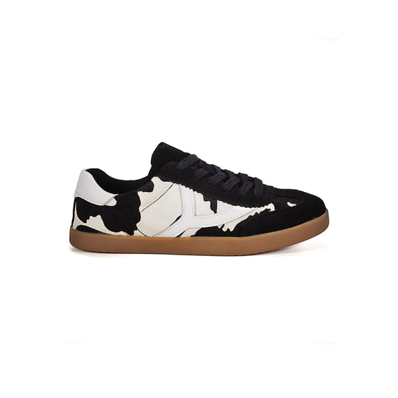 Zapatilla Cuero Urbana Juliana Negra