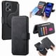 thumbnail image 1 of Funda Billetera Magnética para Xiaomi Redmi Note 12 Pro Plus 5G Soporte Tarjetas Desmontable Negro, 1 of 6