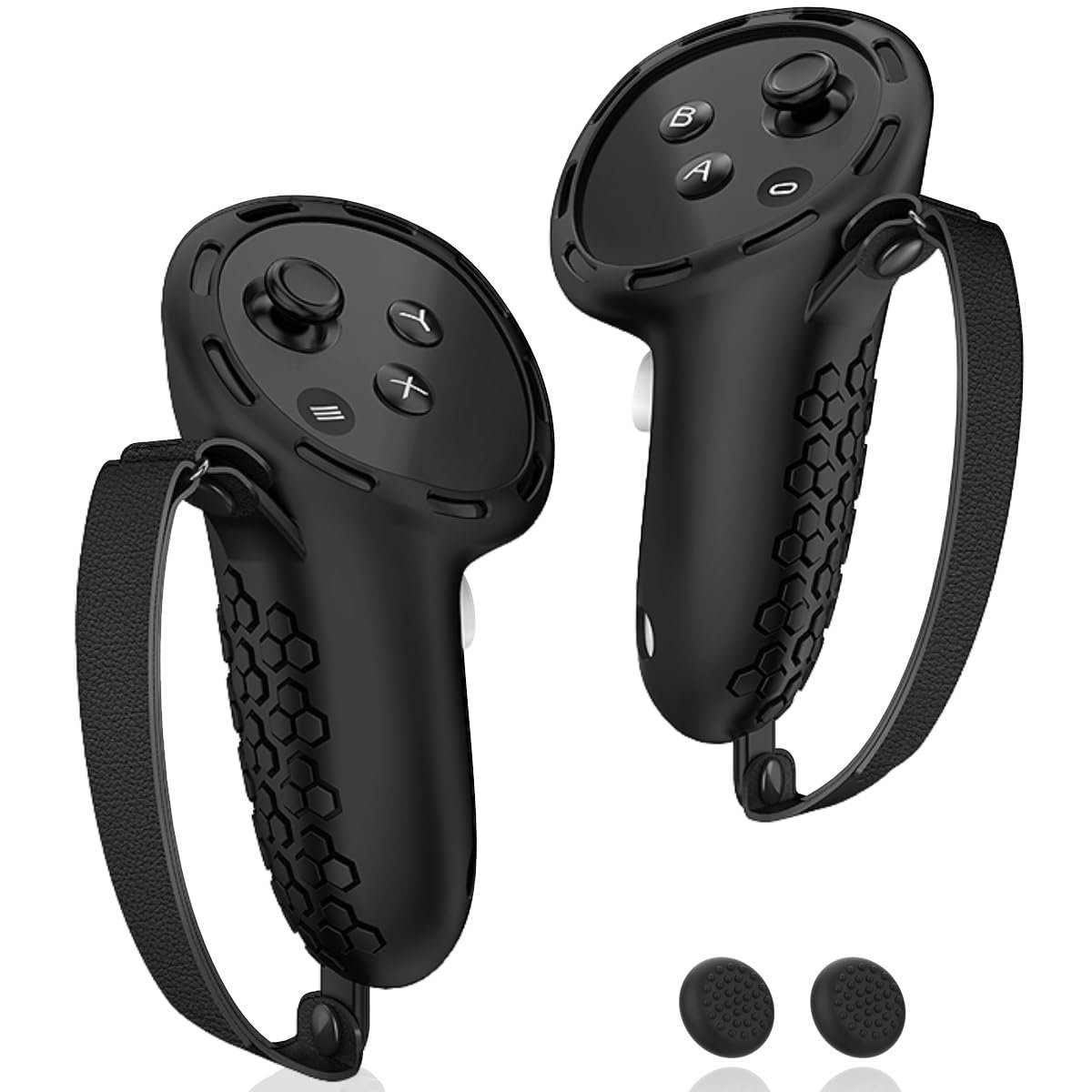 Empuñadura De Mando Amzdm Para Oculus Meta Quest 3s/quest 3, Color Negro