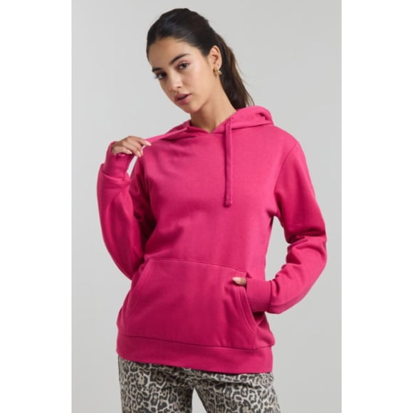 Polerón Canguro Mujer Algodón Bolsillo Verano Colores 7537