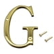 thumbnail image 1 of Números De Puerta Pulidos De 100 Mm Letra Del Alfabeto Número De Puerta De Casa Flotante G, 1 of 5