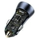 thumbnail image 2 of Cargador Rápido para Auto - Baseus Dual USB + USB-C 40W con Cable Tipo C 1M - Gris, 2 of 7