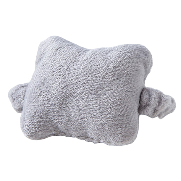 Reposamuñecas para ratón, cojín de muñeca ergonómico portátil para teclado, soporte de muñeca para computadora para escribir en computadora portátil Gris