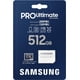 thumbnail image 4 of Samsung Pro Ultimate + Adaptador microSDXC 512GB, Azul Marino, 4 of 4