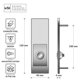 thumbnail image 3 of Timbres MSH Modern Stainless R5 3,8 cm × 13 cm, 3 of 7