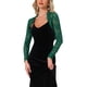 thumbnail image 4 of INSPIRE CHIC Bolero de Encaje para Mujer Chaqueta Abierta con Manga Larga y Diseño Floral Verde Talla L, 4 of 6