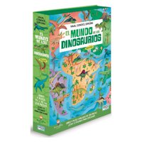 Manolito Books - Libro Y Puzzle El Mundo De Los Dinosaurios