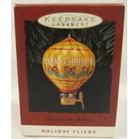 Adorno Navideño Hallmark Keepsake En Forma De Globo Aerostático De Lata 1993