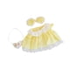 thumbnail image 1 of Traje De Vestir Para Muñecas Traje De Vestido De Princesa Ropa Para Muñecas Para Muñecas De 38 Cm Muñecas Para Niñas Amarillo, 1 of 3