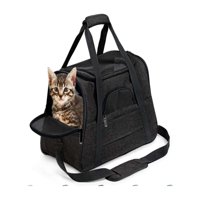 Todo Para El Hogar - Bolso Para Mascota Perro Y Gato Transportador Respirable (Negro)