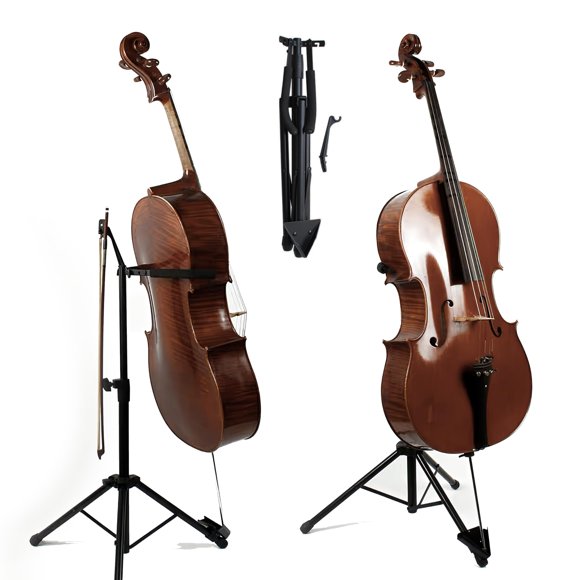 Soporte Ajustable para Violonchelo WHELPAW con Gancho para Arco y Plegado Rápido
