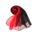 thumbnail image 2 of INSPIRE CHIC Bufanda de Mujer Chiffon Sedosa Color Gradiente Ligera Larga Envoltura Chal Rojo Negro, 2 of 7