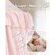 thumbnail image 2 of Dosel para Cama Gran Paloma con Doble Capa y Luces Estrella Rosa, 2 of 4