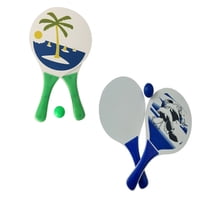 Genérico - Juego De Paletas De Madera Para Playa + Pelota