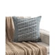 thumbnail image 2 of Pack De 4 Fundas De Cojin Chenille Con Flecos Gris Oscuro, 2 of 3