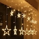 thumbnail image 1 of Luces De Navidad Led Cortina De Figuras Navideñas Estrellas, 1 of 4