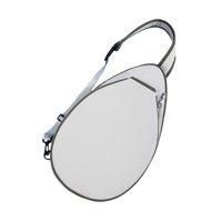 Magideal - Bolsa De Tenis Bolsa De Almacenamiento De Tenis Bolsa De Pickleball Liviana Y Portátil Bolsa De Transporte De Equipo Bolsa De Raqueta De Bádminton Fun Bordes Verdes Blancos.