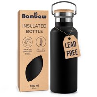 Botella De Agua Térmica De Acero Inoxidable Bambaw 1L