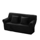 thumbnail image 1 of Spandex Stretch Sofá de 2 plazas Sofá Funda de Asiento Funda Funda Negro, 1 of 3