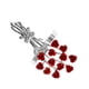thumbnail image 3 of Rose Bouquet Servilleteros Decoración Servilletero Para Banquete Festival Plata, 3 of 5