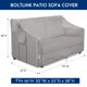 thumbnail image 2 of Funda para muebles de patio exterior BOLTLINK, impermeable, sofá de dos plazas, 2 of 9