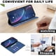 thumbnail image 4 of Funda Cartera con Bloqueo RFID para Motorola Moto G45 5G con Ranuras y Soporte Azul, 4 of 5
